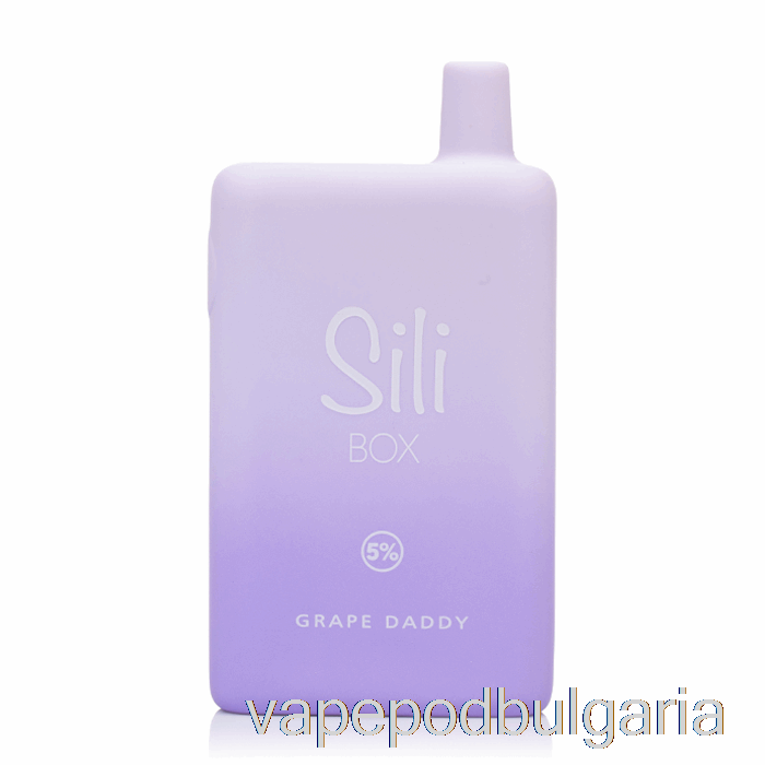 Vape 10000 Дръпки Sili Box 6000 еднократна употреба Grape Daddy